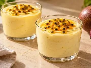 Mousse de Maracujá sem Açúcar