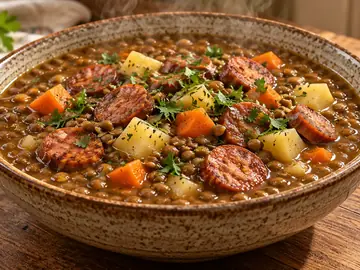 Sopa de Lentilha com Legumes